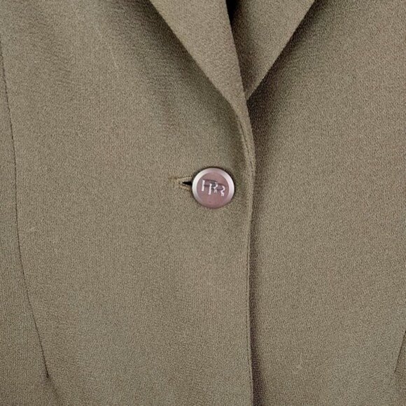 Rena Rowan Vintage 90's Moss Green Blazer - Picture 7 of 11
